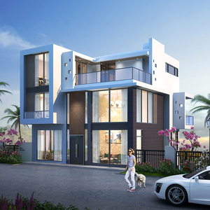 现代风格120平米别墅设计图纸农村自建房独栋小洋楼小洋房豪华型