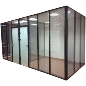 多丰办公室玻璃隔断墙南昌定制单双玻磨砂内置百叶透明隔音高隔间