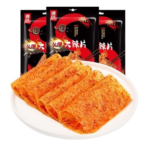 源氏火爆大辣片148g袋网红辣条豆皮大刀肉零食好吃的儿时怀旧小吃