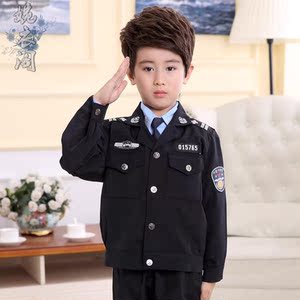 精英和平巡查员衣服儿童同款外衣吃鸡夏季专家小孩男童cos和平精