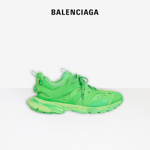 balenciaga巴黎世家track男士荧光绿网布运动鞋