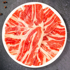 御鲜锋 安格斯原切肥牛片厚切肥牛卷 烧烤烤肉火锅真牛肉无添加