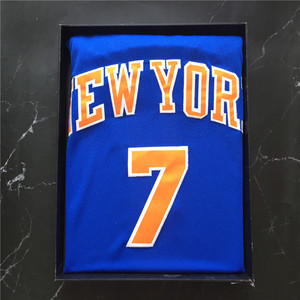 刺绣纽约尼克斯队7号安东尼球衣甜瓜篮球服复古宽松背心男女