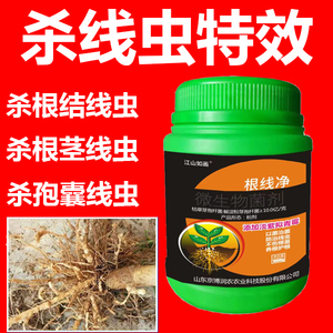根结线虫专用药淡紫紫孢菌拟青霉杀根线灵清治黄瓜辣椒小麦净克星