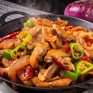 干锅牛杂250g湘菜酒店饭店餐饮速食特色菜半成品菜冷冻私房卤食材