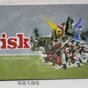 英文版 卡牌 risk 战国风云游戏 豪华大号战争类版图桌游