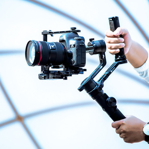 手持云台vlog视频跟拍平衡器婚礼拍摄神器相机稳定器vlog摄影支架佳能