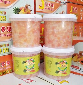 加多果杂果果馅 菠萝果馅 蛋糕夹心西点披萨等烘焙原料5kg*4桶