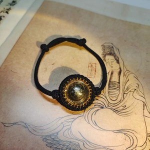 力泥珠 吊坠 泰国天铁流铁 手链手绳 泰国进口真品佛牌工艺手链