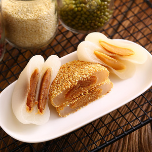 冰皮麻薯干吃汤圆中老年人零食品妈妈休闲小吃整箱5斤好吃不上火