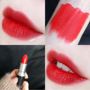 现货魅可mac哑光口红唇膏 607 lady danger 明亮橙红 橘红色 显白