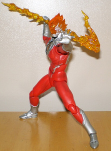 日h本购现货全新绝版日版万代赛罗奥特曼ultra-act红莲火焰火焰战