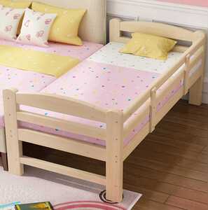 双人床带护栏防摔