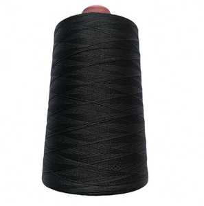 防腐玻璃防火布玻纤缝纫线聚氟四乙烯阻耐高温线燃纤维黑色线专用