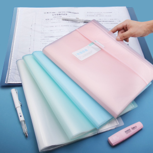 a3试卷收纳袋整理神器试卷夹文件夹收纳夹本考卷资料册透明插页多层放