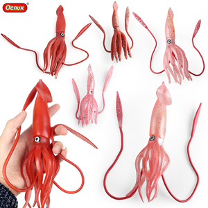 仿真海洋生物海底鱿鱼玩具章鱼动物大王乌贼模型水族箱蛋糕装饰品