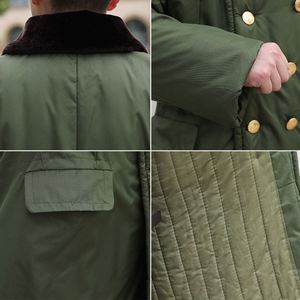 军大衣长款男冬季劳保加厚绿色棉大衣棉制大衣长款御寒87老式棉衣