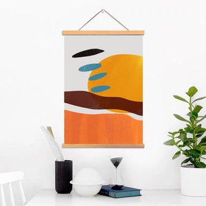 圣斐罗布艺挂画客厅小众民宿挂毯画现代简约抽象装饰画电闸盒遮挡