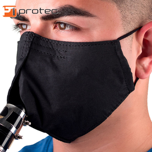 protec普路太管乐乐器口罩萨克斯长笛黑管口罩预防双层棉织物水洗