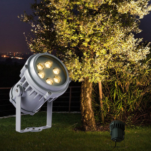 燎宁led射树灯户外防水景观庭院室外射灯园林绿化草坪照树插地灯