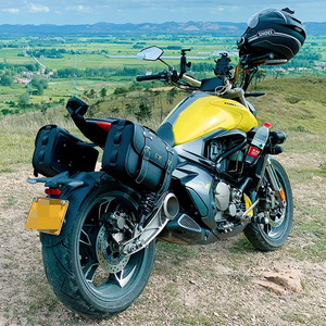 升仕310v侧边包皮边箱专用改装配件复古挂包太子摩托车骑士包防水