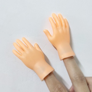 款整逗硅胶玩具小手猫咪猫手指蛊夜光比套胶橡胶小手按摩同左右搪