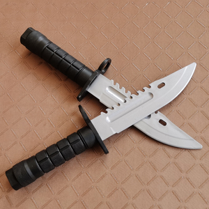 橡胶刀军训刀塑料匕模型刀舞台小品表演道具武术实战练习训练刀