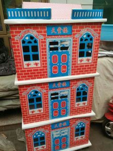 白事殡葬祭祀用品新九泉别墅天堂楼 纸扎 纸活 纸房子四合院别墅