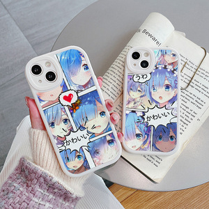 动漫二次元蕾姆日系适用苹果13promax手机壳opporeno7pro华为nova9