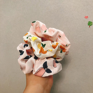 韩版发饰水果大肠发圈儿童清新可爱女童头绳女孩子扎头发皮筋学生
