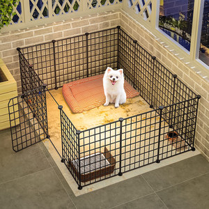狗狗围栏式家用室内宠物栅栏泰迪比熊柯基吉娃娃小型犬门栏狗笼子