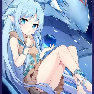 【黑猫卡牌】游戏王-妹套- 青眼白龙娘化 青眼少女? 卡垫 卡套