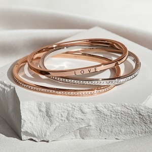 正品官方ck手镯小ck手环 男女情侣款 简约清新时尚满天星轻奢小众