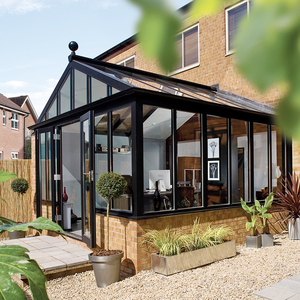 玻璃阳光房隔热隔音断桥铝合金结构中空钢化玻璃平顶采光房定制