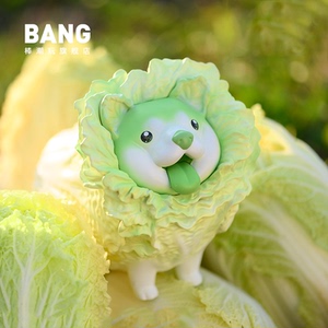 棒潮玩 动物星球x朵朵窝 果物精灵第三弹正版授权 菜狗手办 摆件