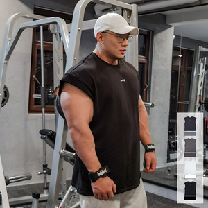 鹿家门夏季新款多色宽松运动背心男基础休闲健身背心鹿晨辉同款