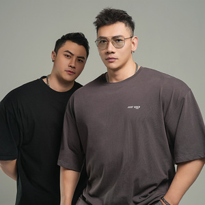 鹿家门鹿晨辉同款夏季多色运动短袖男