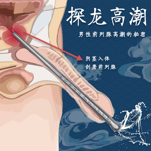 探龙针刻度马眼棒男用金属不锈钢尿道扩张训练sm惩罚赌尿阴茎插棒