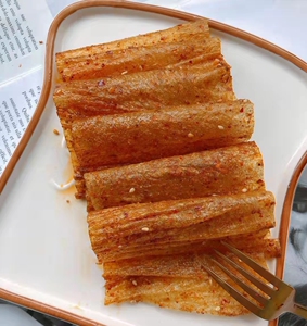 拾光悠味洽辣吧薄片125g/包 湖南特产小吃零食香辣条网红时光辣条