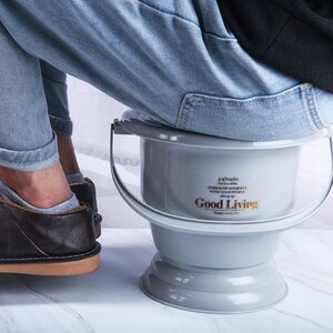 塑料痰盂尿桶儿童尿壶坐便器加厚成人尿盆便盆宝宝马桶防臭有盖子