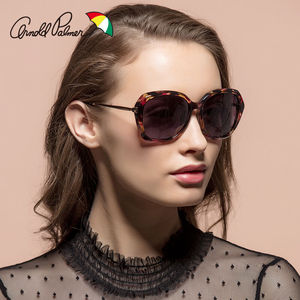 花雨伞偏光太阳镜女时尚欧美大框女士墨镜长脸圆脸眼镜ap11690c04