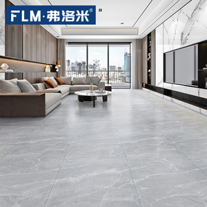 弗洛米 自由连纹瓷砖600x600仿古砖地砖灰色复古水泥防滑地板砖