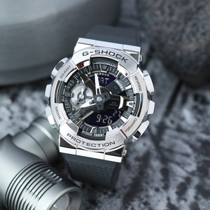 卡西欧彩虹圈g-shock金属防水手表男gm-110-1a/b-1/g-1a9/rb-2a