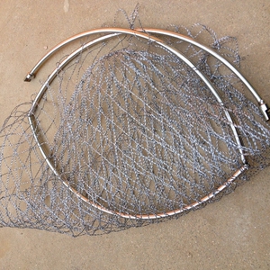 大抄网头鲟鱼大鱼大号抄网不锈钢实心cm大力马双线网巨物网兜