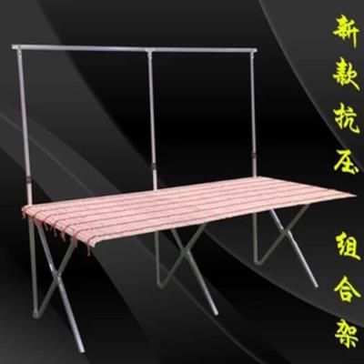 便携摆摊折叠货架置物小摊1.5米摆拖鞋地难展台鞋架竹帘2米摆货.