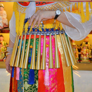 新款萨满战裙跳大神服装战裙出马仙用品演出服饰热卖荷花流苏