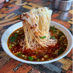 米线肉酱米线5份顺丰包邮装(1750g)徐州乡土特色美食小峰零食铺子