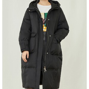 乡奴冬装2020新款羽绒服中长款时尚高端修身外套