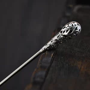 筷子发簪中国风筷子发簪发簪长簪子超长25盘发筷子镂空水滴古典