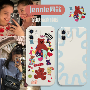 jennie同款手机壳iphone13华为mate40pro金智妮苹果12blackpink小米11